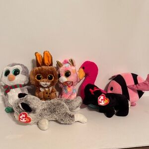 TY Beanie Baby assortment of 7